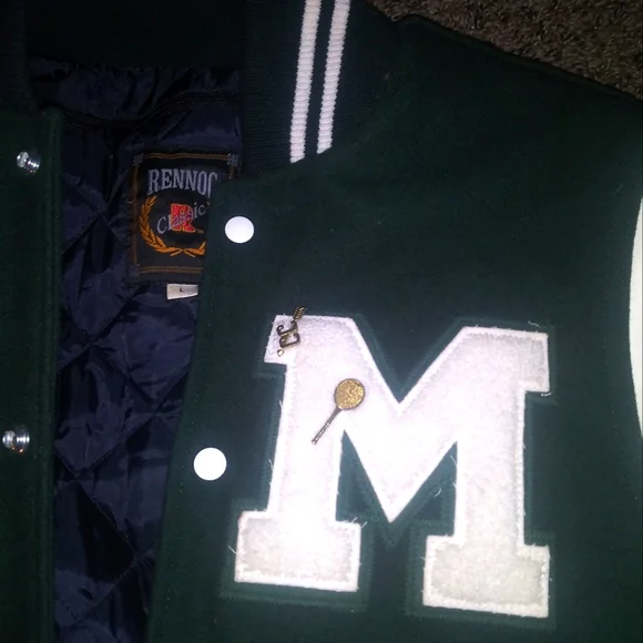 Marshfield Varsity jacket- Mens size L - Picture 2 of 4
